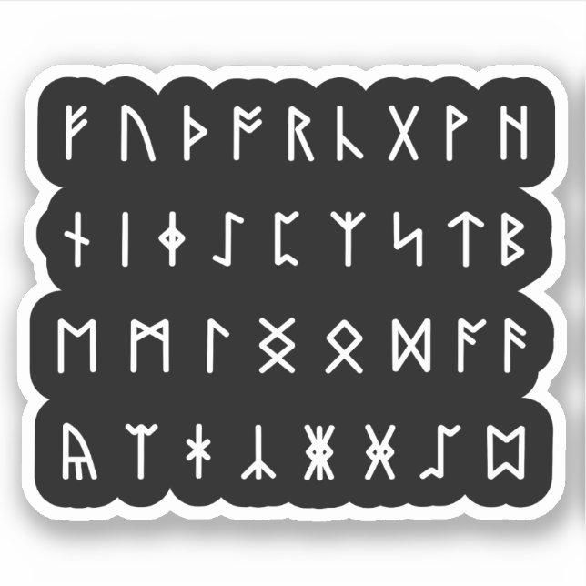 Runic Alphabet [Futhorc] (Front)