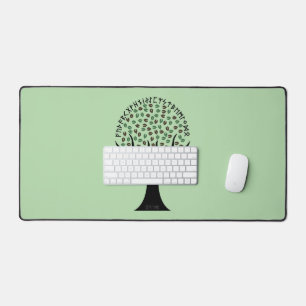 Runic Tree Desk Mat