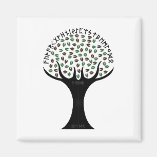 Runic Tree Magnets