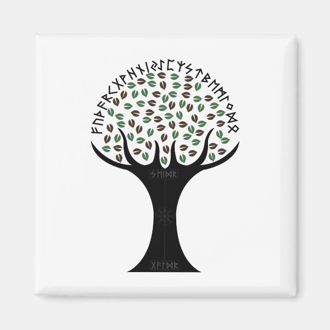 Runic Tree Magnets (Front)