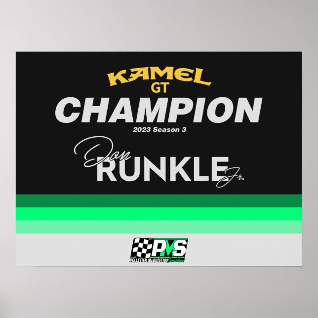 Runkle Kamel GT Championship Poster (Front)