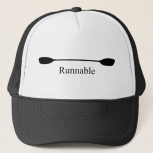Runnable Kayak Paddle Trucker Hat