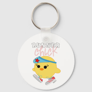 Runner Chick Keychain