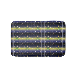 Runner Christmas Tree - Girls Running Bath Mat