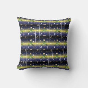 Runner Christmas Tree - Girls Running Cushion