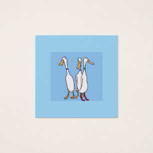 Runner ducks cute cartoon ducks