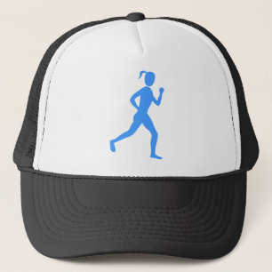 Runner (Female) - Baby Blue Trucker Hat