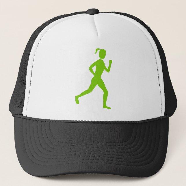 Runner (Female) - Martian Green Trucker Hat (Front)