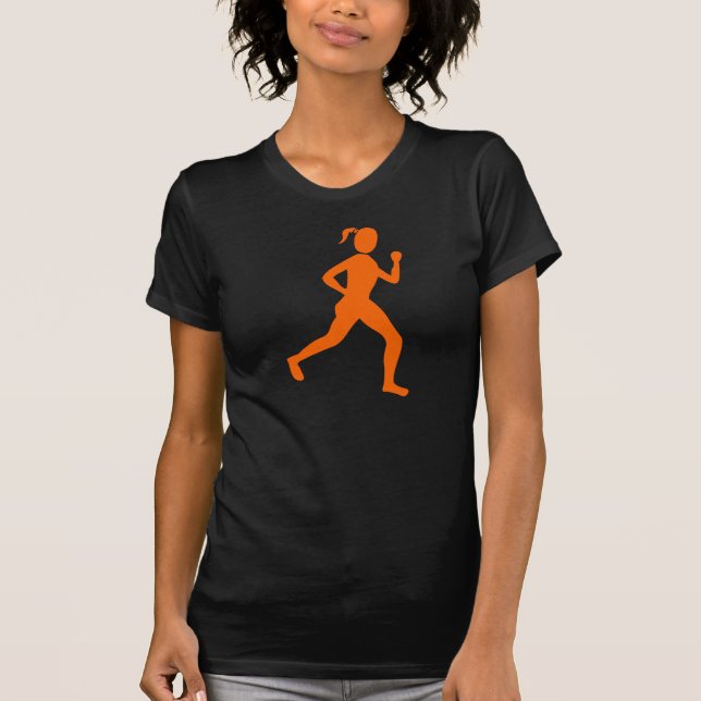 Runner (Female) - Orange T-Shirt (Front)