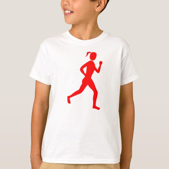 Runner (Female) - Red T-Shirt (Front)