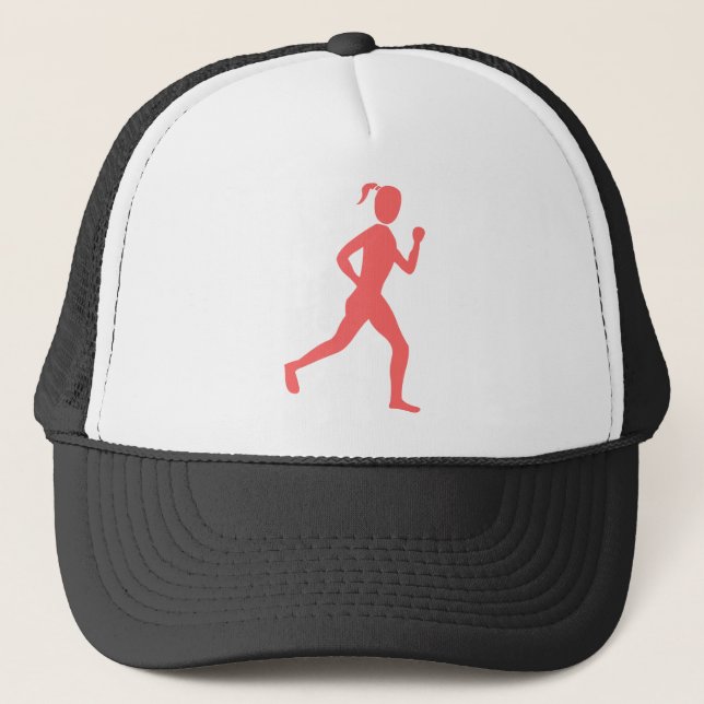 Runner (Female) - Tropical Pink Trucker Hat (Front)