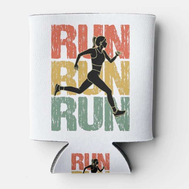 Runner Girl Can Cooler (Front)