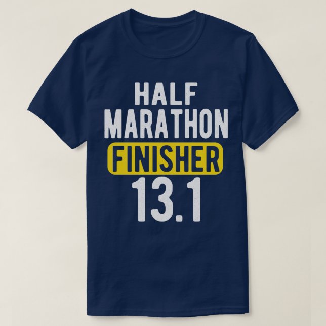 RUNNER HALF MARATHON SPRINT JOGGING half marathon  T-Shirt (Design Front)