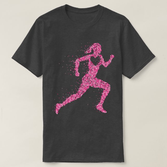 Runner Joggerin Heart Jogging Running T-Shirt (Design Front)