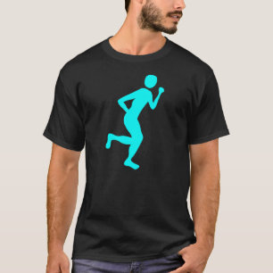 Runner (Male) - Cyan T-Shirt