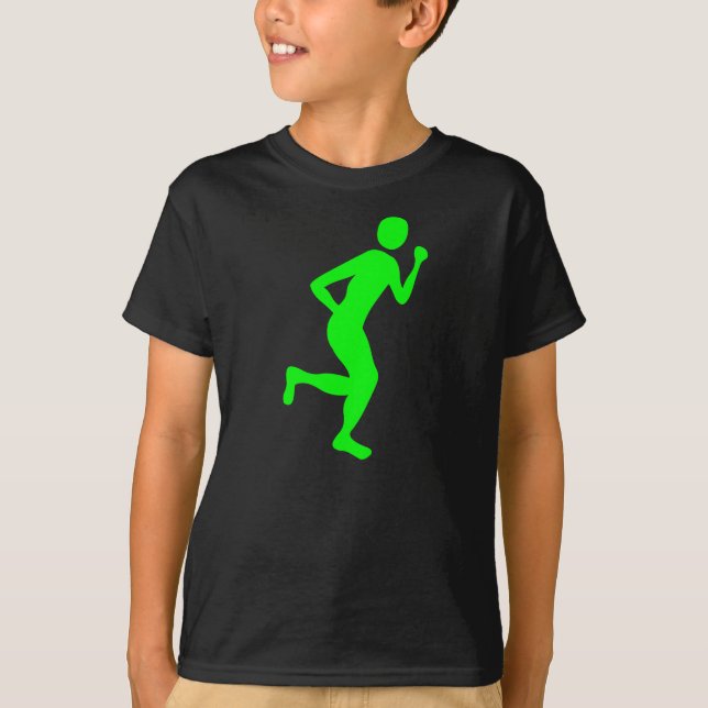 Runner (Male) - Green T-Shirt (Front)