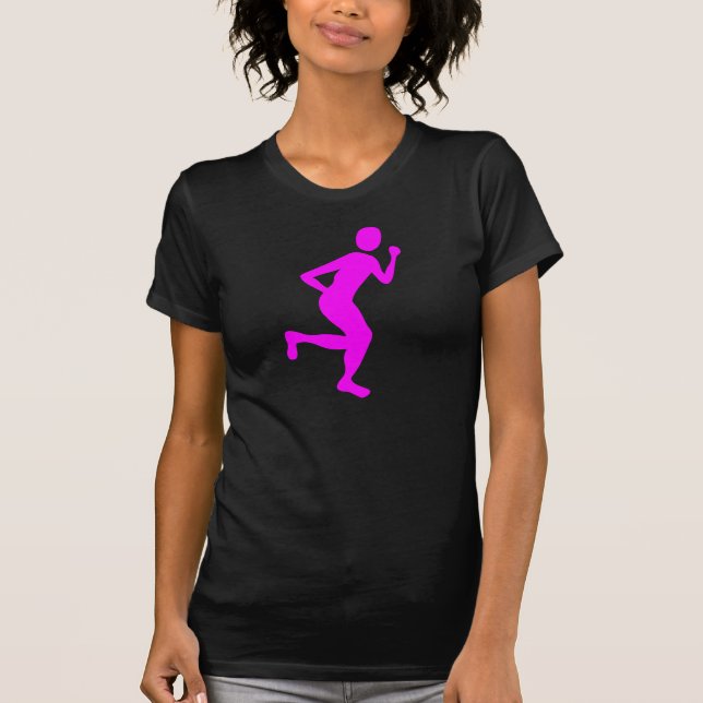 Runner (Male) - Magenta T-Shirt (Front)