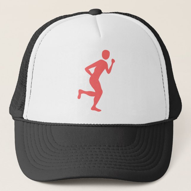 Runner (Male) - Tropical Pink Trucker Hat (Front)