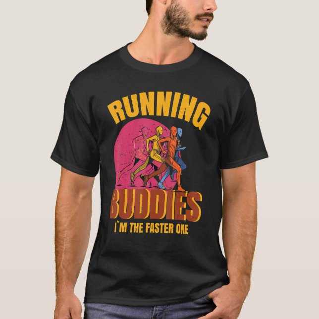 Runner Marathon Jogger Running T-Shirt (Front)