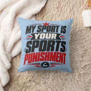 Runner My Sport Is Your Sports Punishment Apparel Cushion
