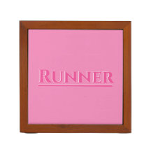 Runner pink script modern