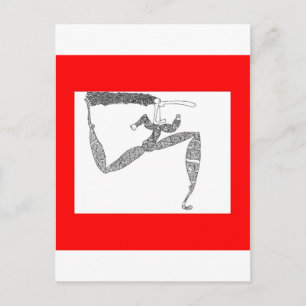 runner postcard