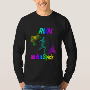 Runner Ran To The Bacon For Joggers Jogging Runnin T-Shirt