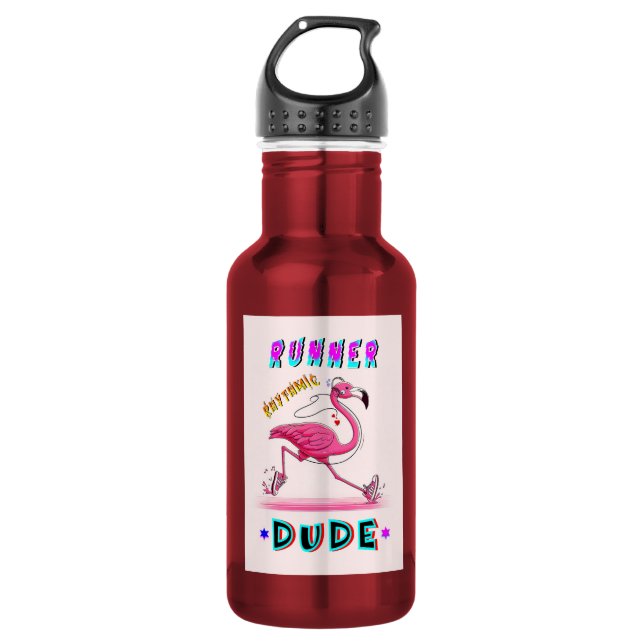 Runner Rhythmic Dude 532 Ml Water Bottle (Front)