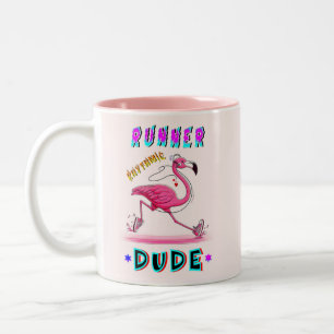 Runner Rhythmic Dude Two-Tone Coffee Mug
