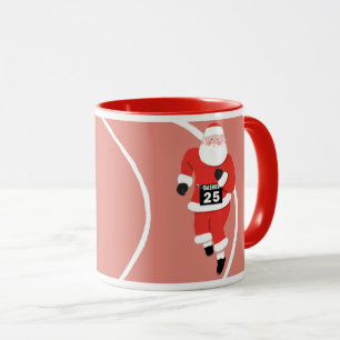 Runner Running Holiday Gift Mug