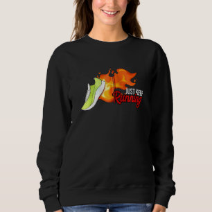 Runner Running Zip Sweatshirt
