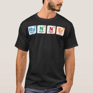 Runner Science Periodic Table Funny Running Marath T-Shirt