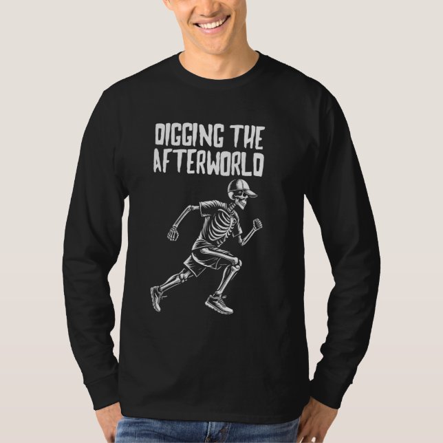 Runner Skeleton - Jogging Run Jogger Running T-Shirt (Front)