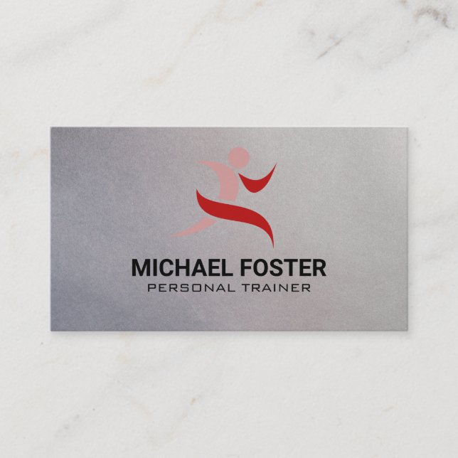 Runner Stylised Logo | Kettle Bells Appointment Card (Front)