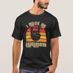 Runner Sun Vintage Style Colourful T-Shirt