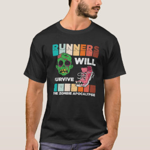 Runner Survive Funny Running Run Across A Country T-Shirt