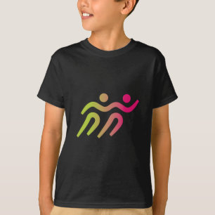 Runners boy with girls T-Shirt