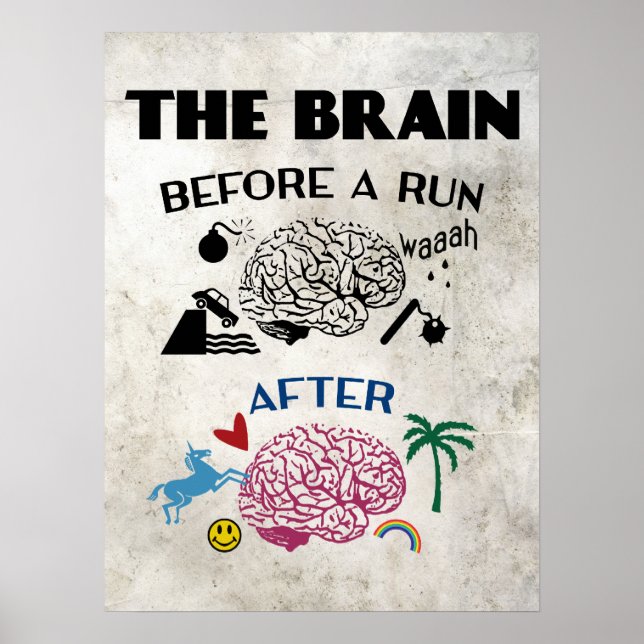 Runners Brain Poster (Front)