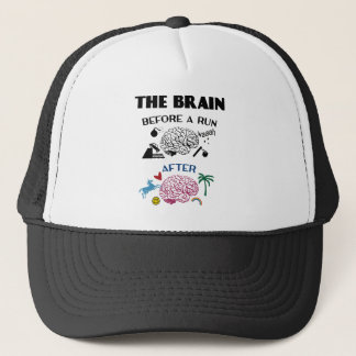 Runners Brain Trucker Hat