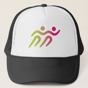 Runners cool illustration trucker hat