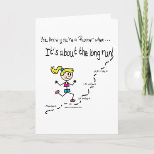 Runner's Encouragement Card