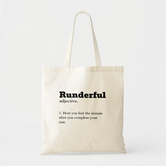 Runners Gift Runderful Definition Tote Bag  (Front)
