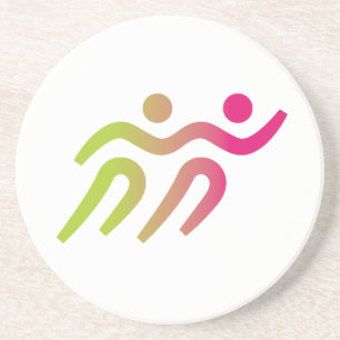 runners group illustration coaster