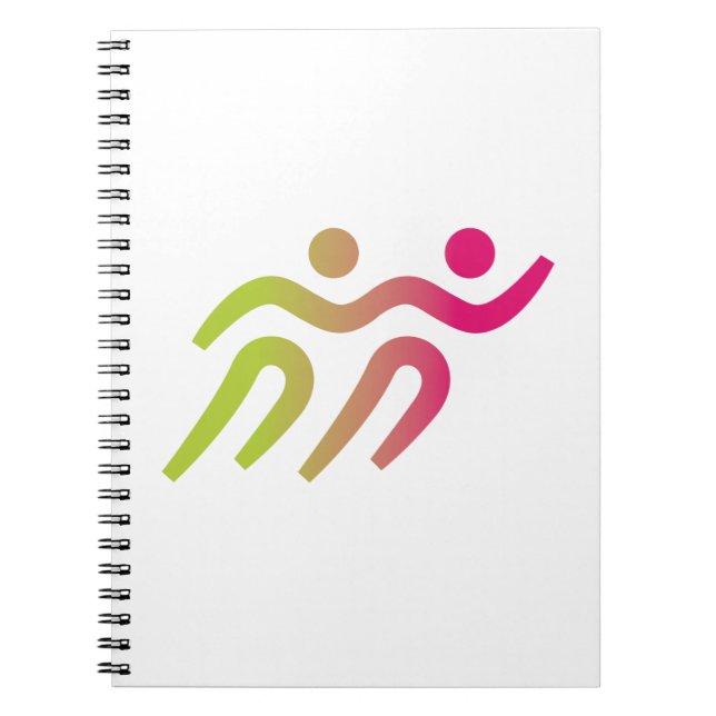 runners group illustration notebook (Front)