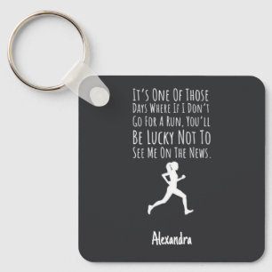 Runners Key Chain Funny Running Gifts For Her Teen
