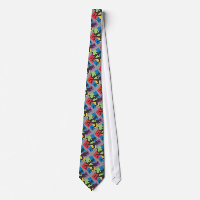 Runners Man's Necktie (Front)