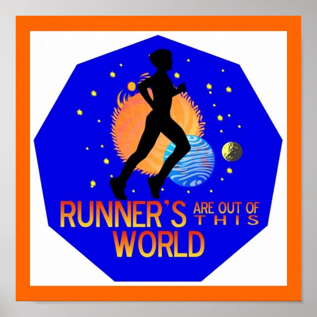 RUNNER'S OUT OF THIS WORLD POSTER (Front)