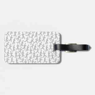 Runner's pattern luggage tag