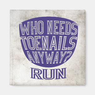 Runners Toenails Magnet
