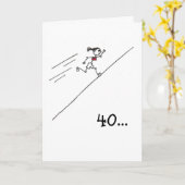 runnerwoman card (Yellow Flower)